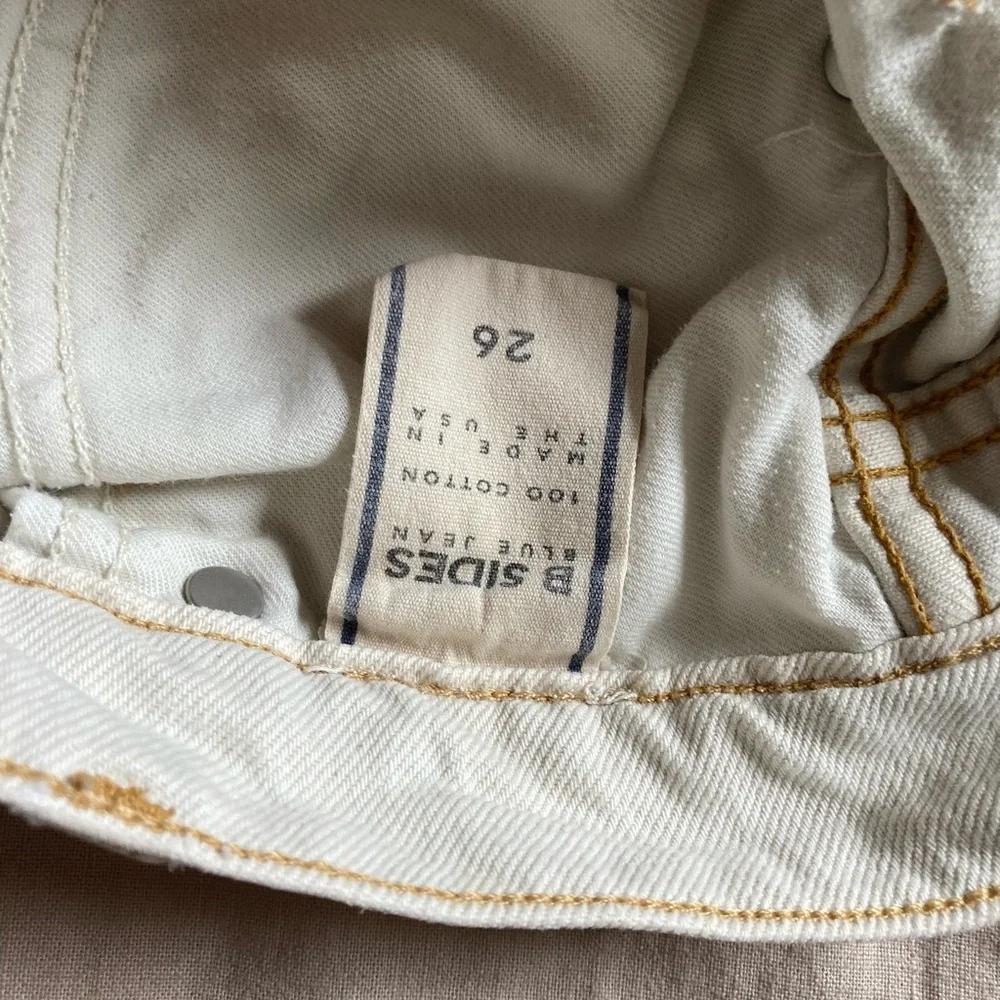 B SIDES tile white Louis Jeans - Picture 3 of 7